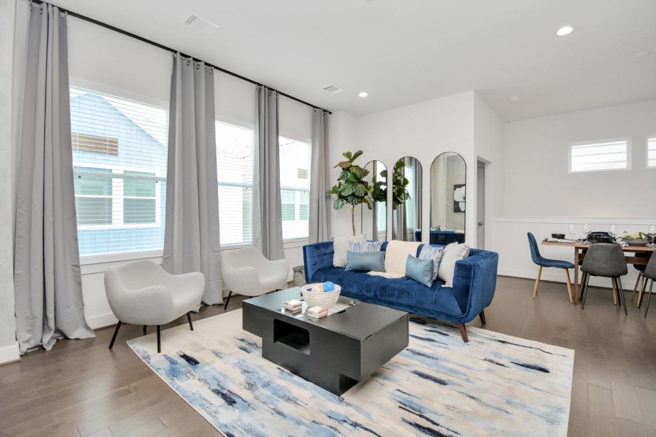 Emerald Palace - New, Modern 3Br Townhome Close To Downtown, Nrg, Med Ctr Χιούστον Εξωτερικό φωτογραφία
